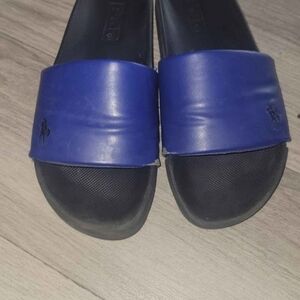 Polo by Ralph Lauren Blue and Black Sandals